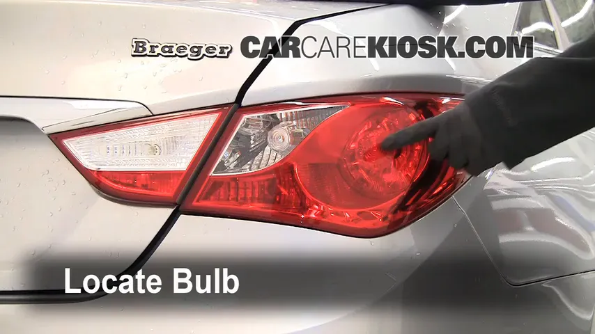 2011 Hyundai Sonata GLS 2.4L 4 Cyl. Lights Brake Light (replace bulb)